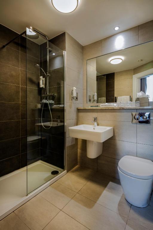 Koupelna v ubytování Cassidys Hotel