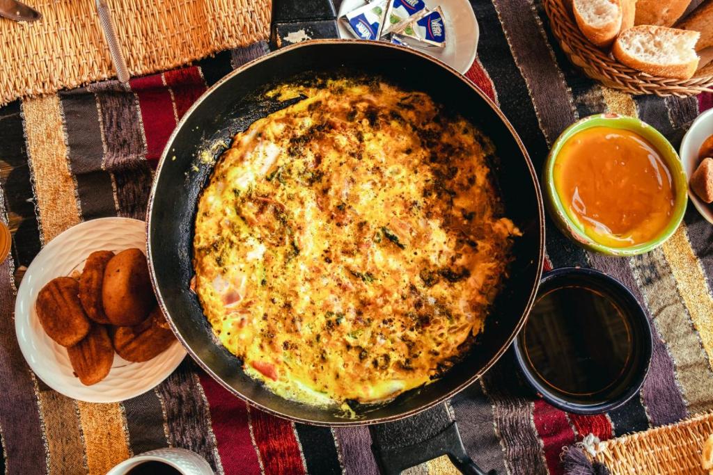 B&Bの敷地内または近くでの食事または食べ物