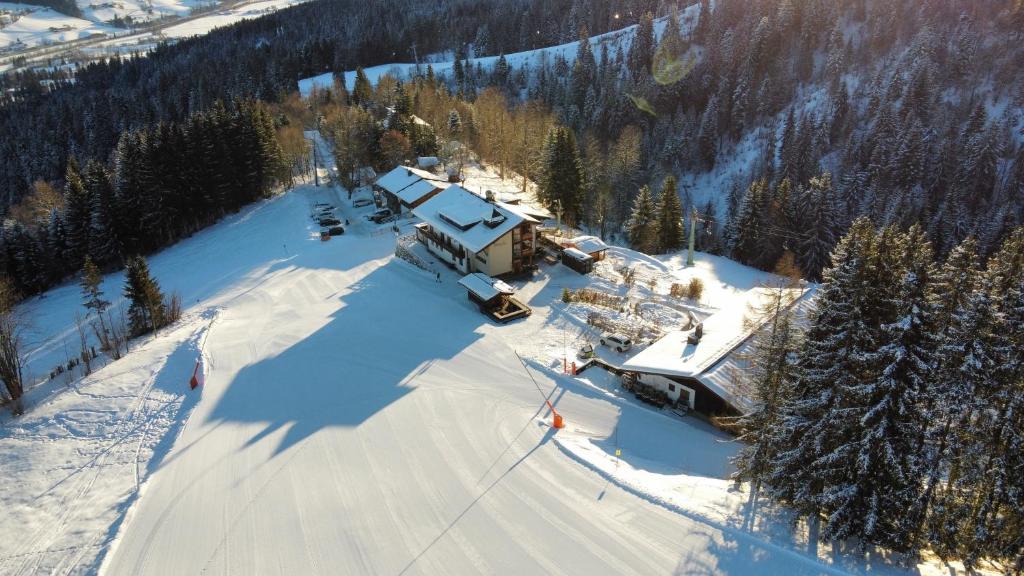 Berghotel Pointenhof v zimě