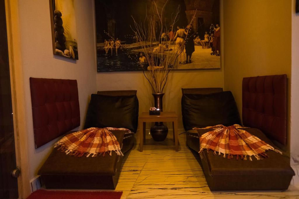 Postel nebo postele na pokoji v ubytování Scylax Hotels Mahmutlar