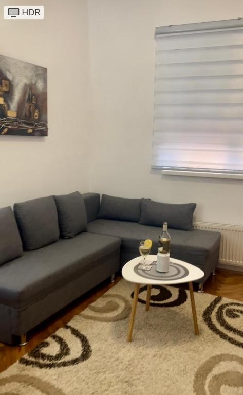 Istumisnurk majutusasutuses Apartman Dionis SM 2