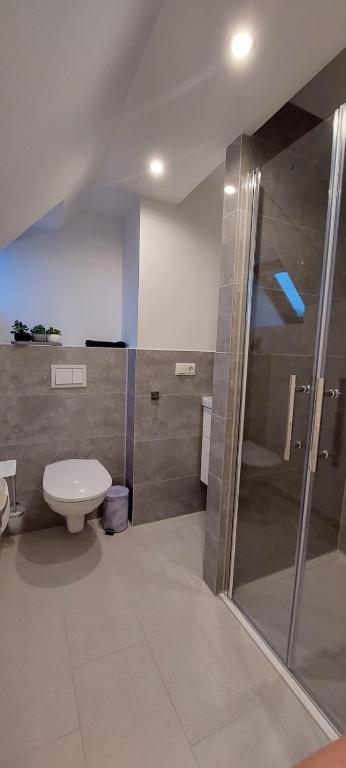Koupelna v ubytování Gästezimmer Werwein