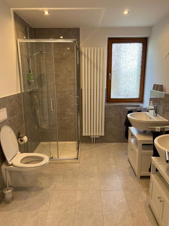 Koupelna v ubytování Gästezimmer Werwein