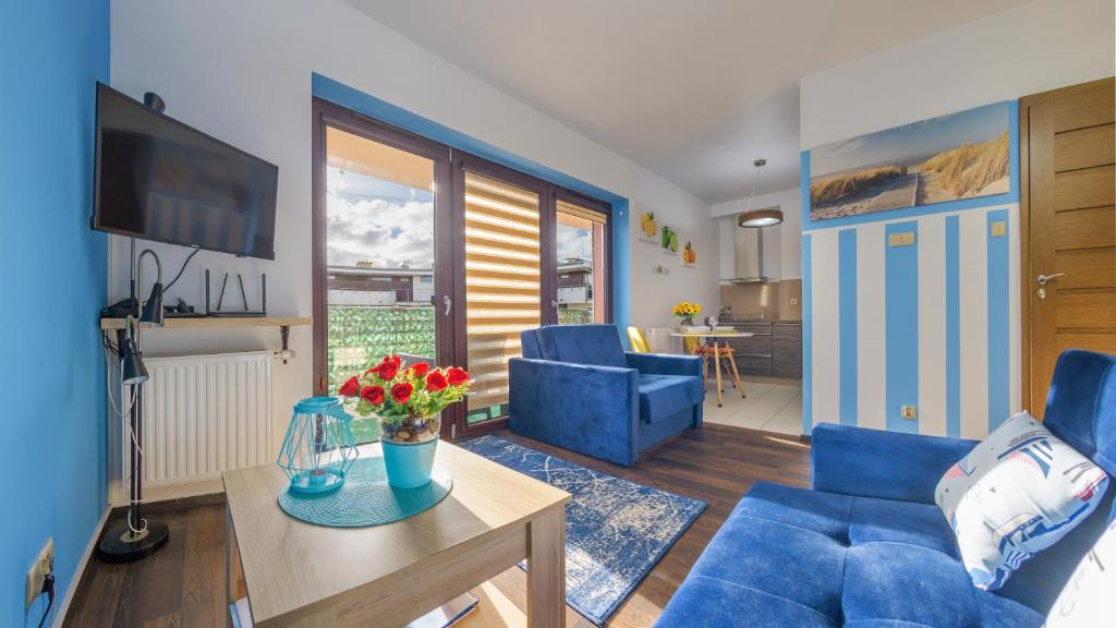 Apartamenty Sun & Snow Foka - zielona okolica, blisko plaży, blisko portu, plac zabaw - Studio Con Terrazza