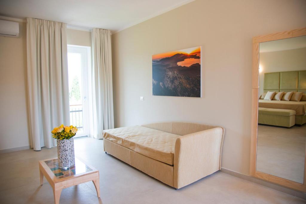 Postel nebo postele na pokoji v ubytování Hotel Fabricia