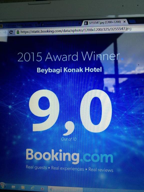 Certifikát, hodnocení, plakát nebo jiný dokument vystavený v ubytování Beybagi Konak Hotel