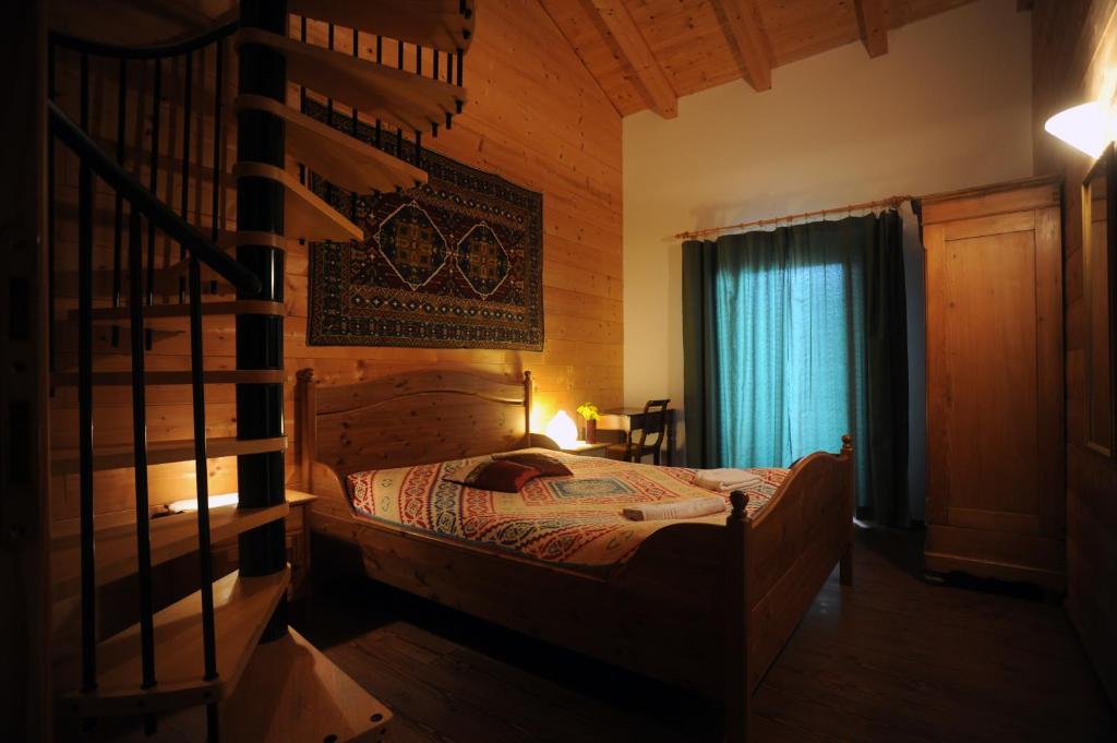 Postel nebo postele na pokoji v ubytování Eco Hotel Locanda del Giglio