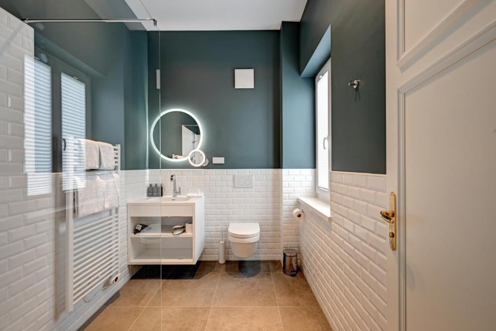 Koupelna v ubytování Hotel Uhland