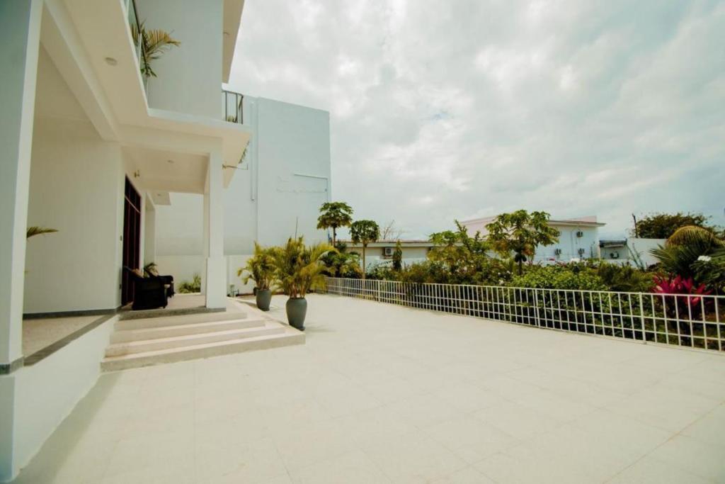 Balkón nebo terasa v ubytování SeaBreeze Villas Nungwi