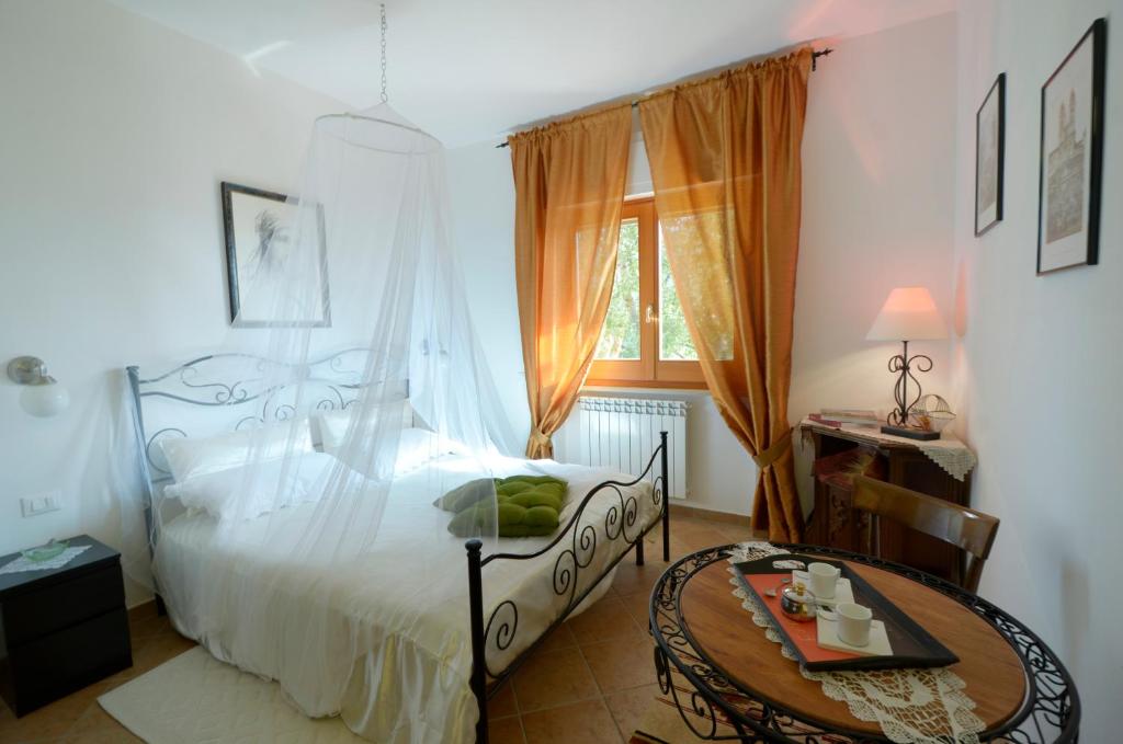 Ein Bett oder Betten in einem Zimmer der Unterkunft Villa Ettorina casa vacanze - appartamenti short stay