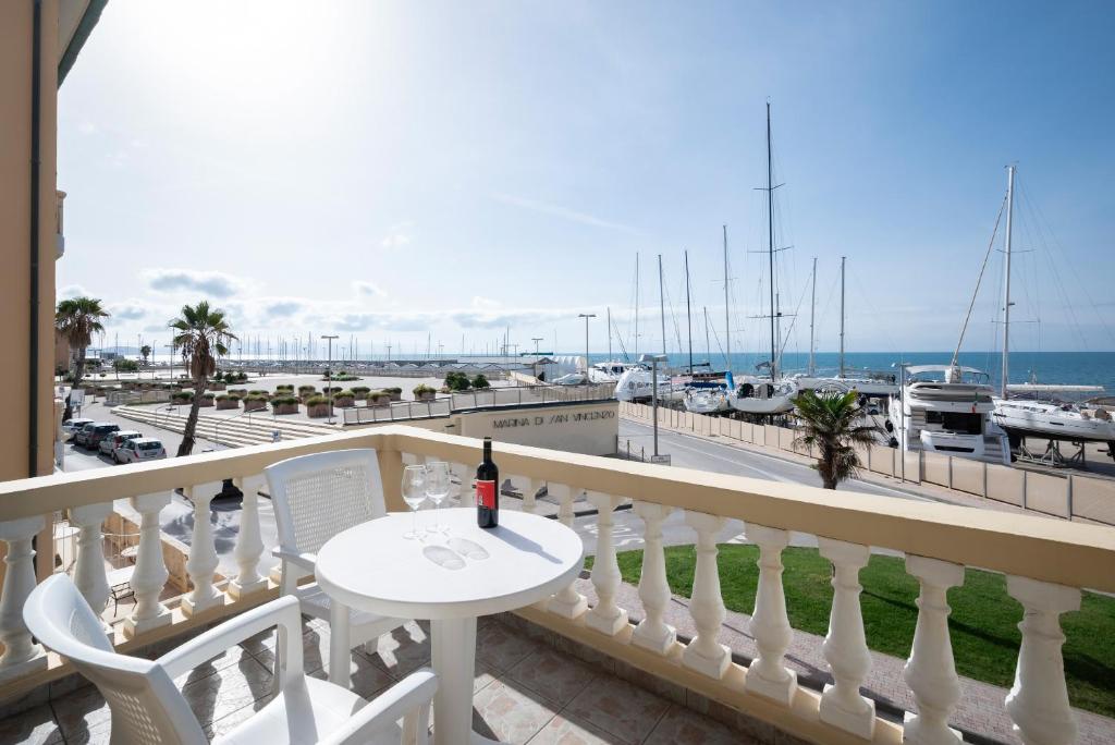 En generel havudsigt eller havudsigten taget fra lejligheden