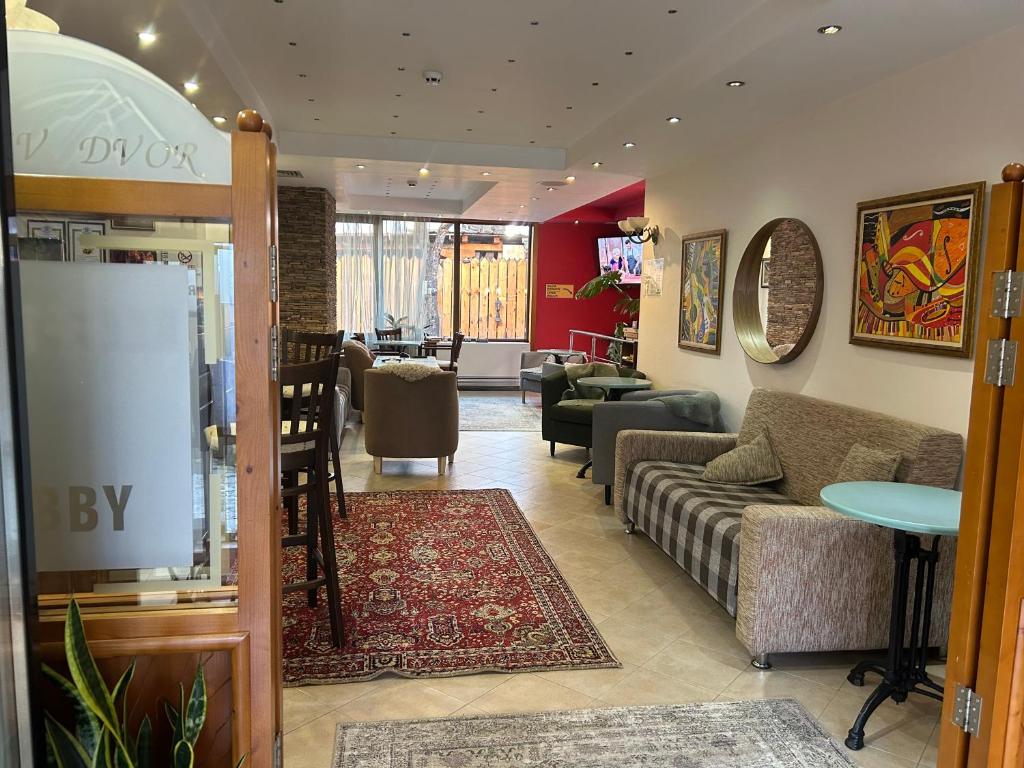Posezení v ubytování Kralev Dvor Hotel