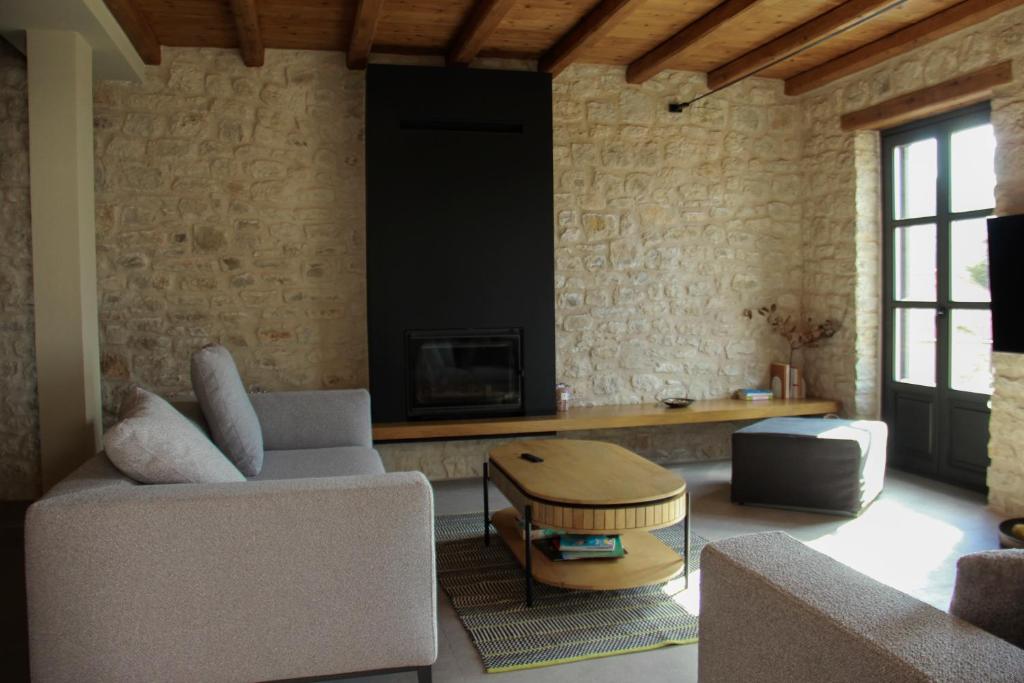 Posezení v ubytování Lithero Suites