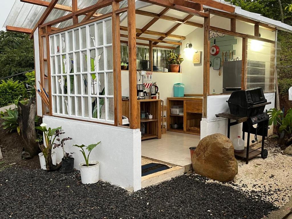 Zahrada ubytování Monteverde Alas Glamping