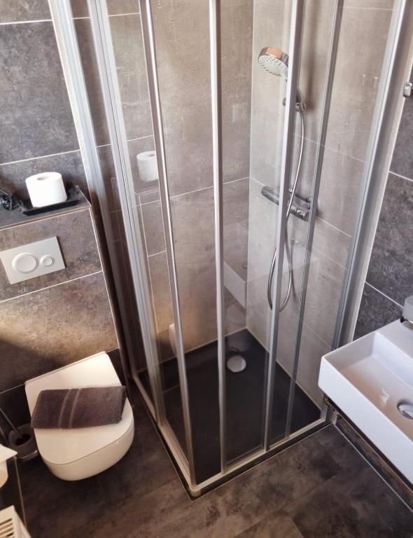 Koupelna v ubytování Hotel am Stadtpark Nordhausen
