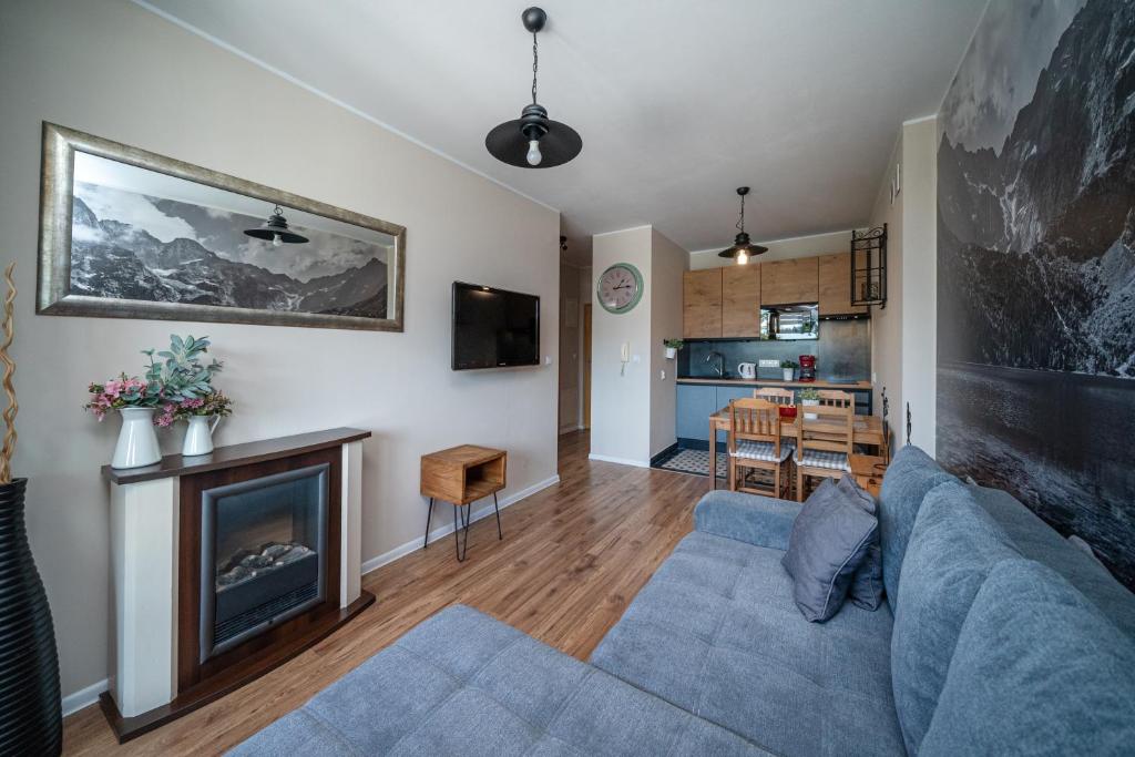 Kuchyňa alebo kuchynka v ubytovaní Apartamenty Viva Maria Zakopane