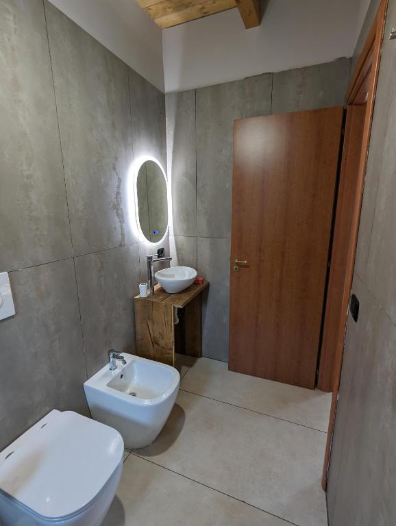 Koupelna v ubytování Cubo House