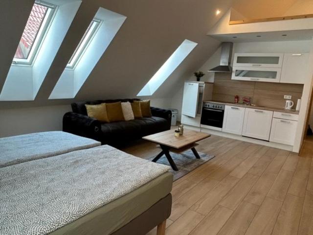 Kuchyň nebo kuchyňský kout v ubytování Hotel Kreuz Renchen