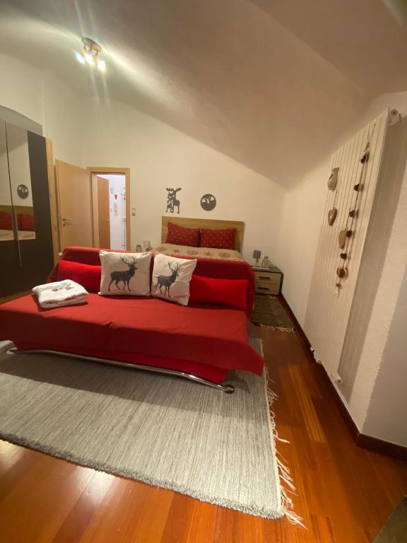 Postel nebo postele na pokoji v ubytování Villa Alessandra