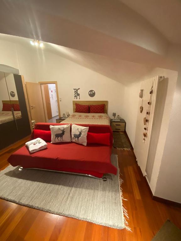 Postel nebo postele na pokoji v ubytování Villa Alessandra