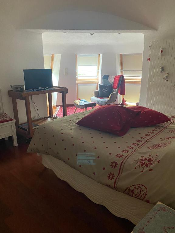 Postel nebo postele na pokoji v ubytování Villa Alessandra
