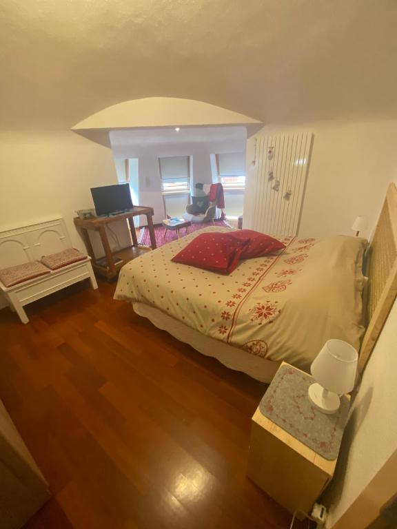 Postel nebo postele na pokoji v ubytování Villa Alessandra