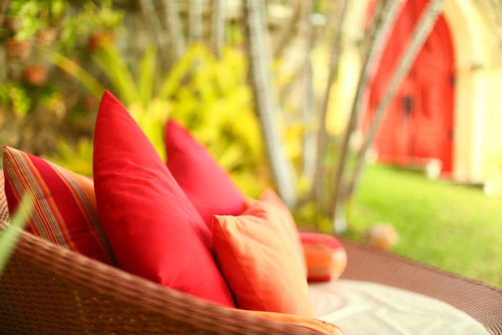Um jardim em Manary Praia Hotel