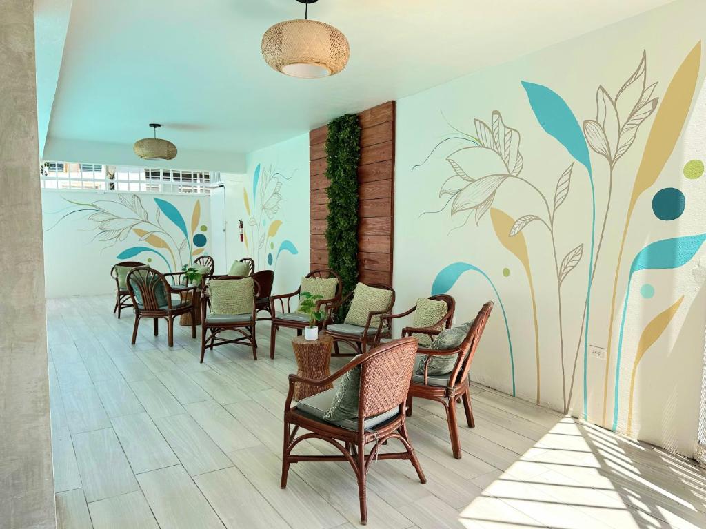 Posezení v ubytování Nautilus by La Jamaca Hotels-Downtown La Parguera