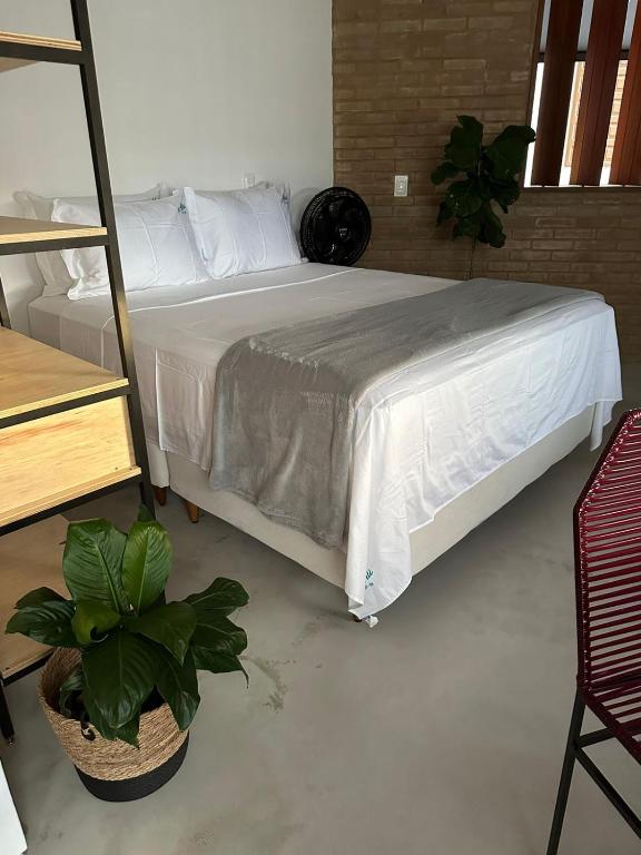 Postel nebo postele na pokoji v ubytování Casa Ahu
