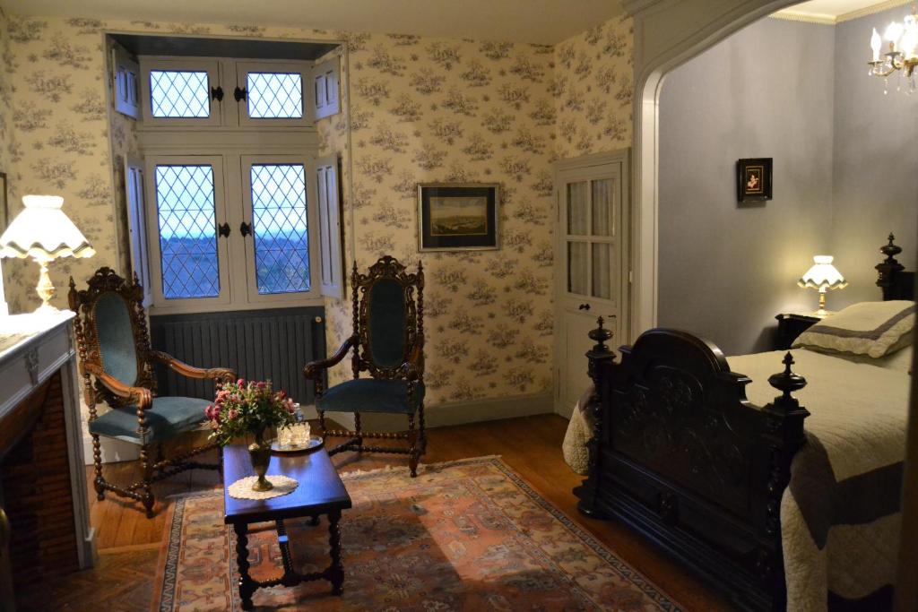 Château de Peufeilhoux - Tweepersoonskamer