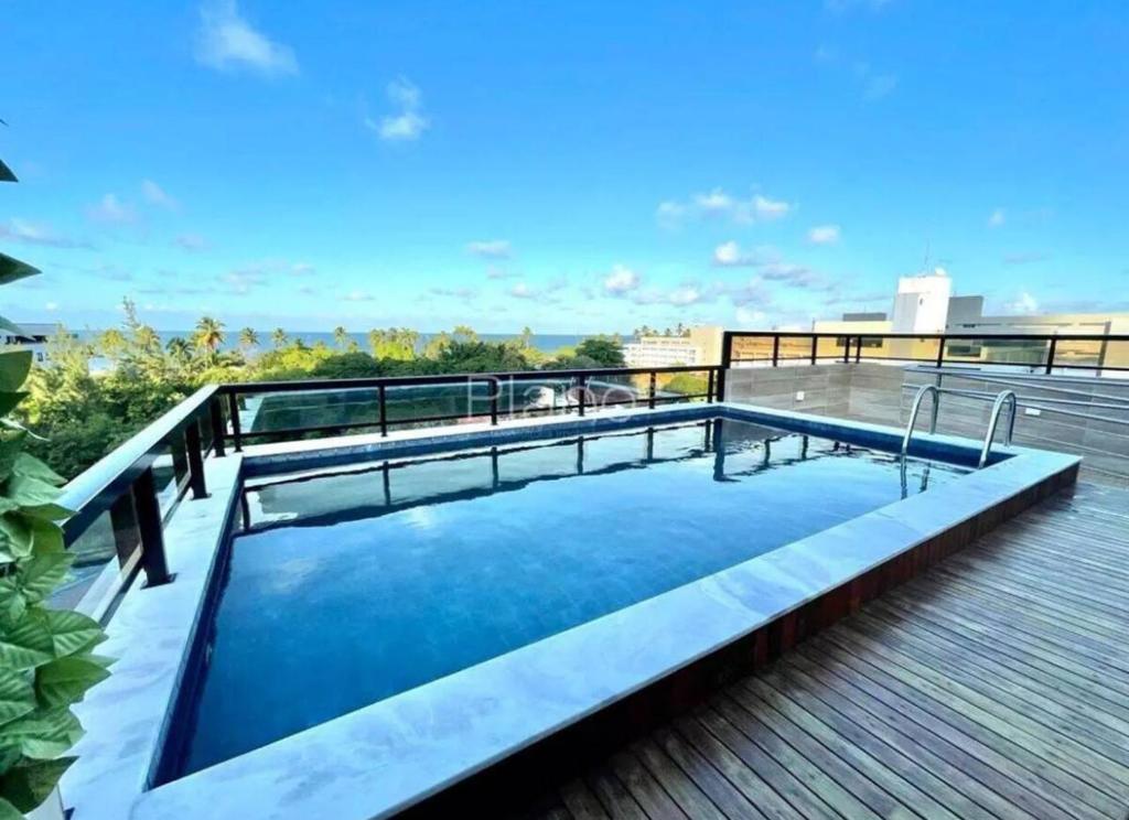 Balkón nebo terasa v ubytování Cabo Branco a 100m 4 pessoas