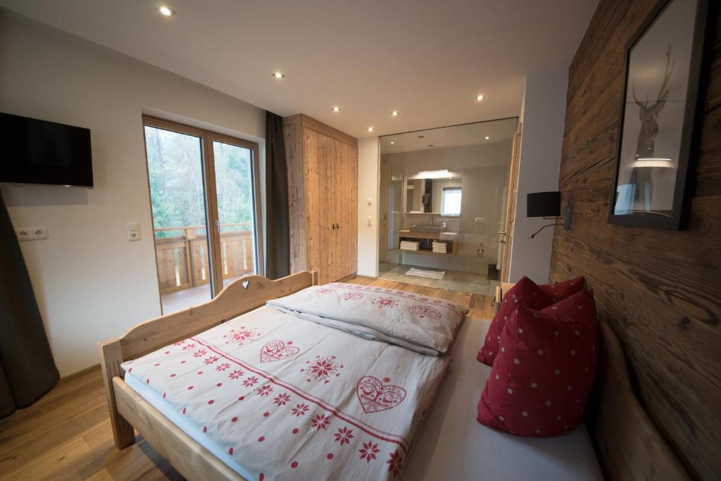 Posteľ alebo postele v izbe v ubytovaní Appartement Romy
