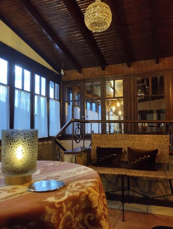 Posezení v ubytování Fanaras Hotel