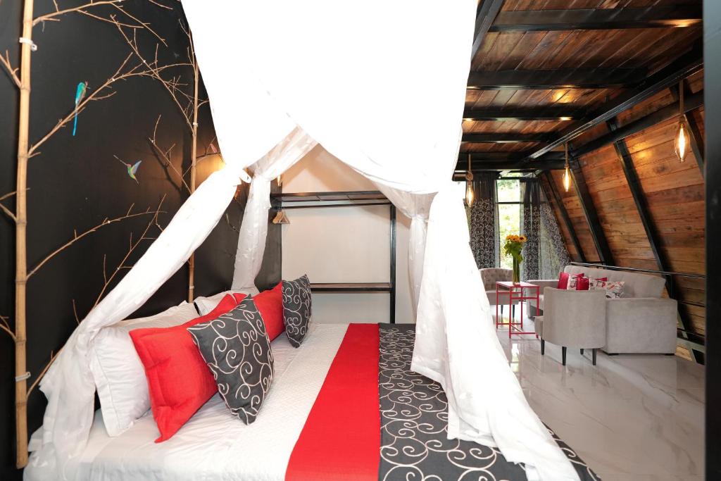 Posezení v ubytování Suites Casa ColibrÍ