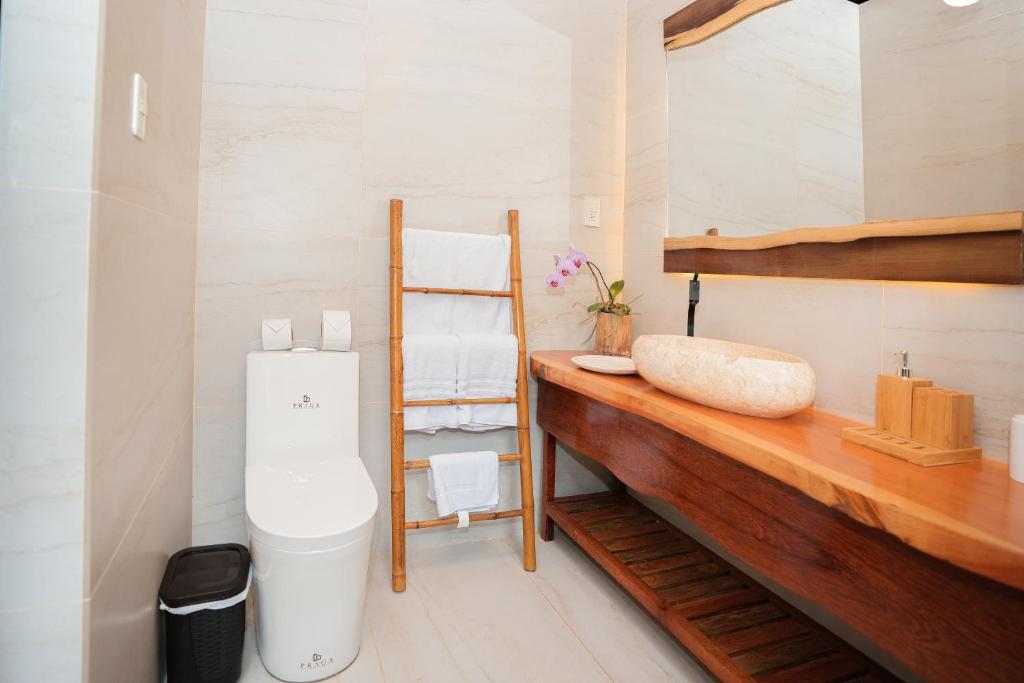 Koupelna v ubytování Suites Casa ColibrÍ