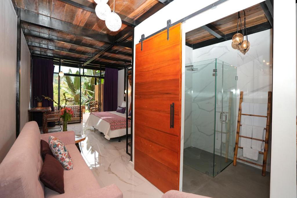 Posezení v ubytování Suites Casa ColibrÍ