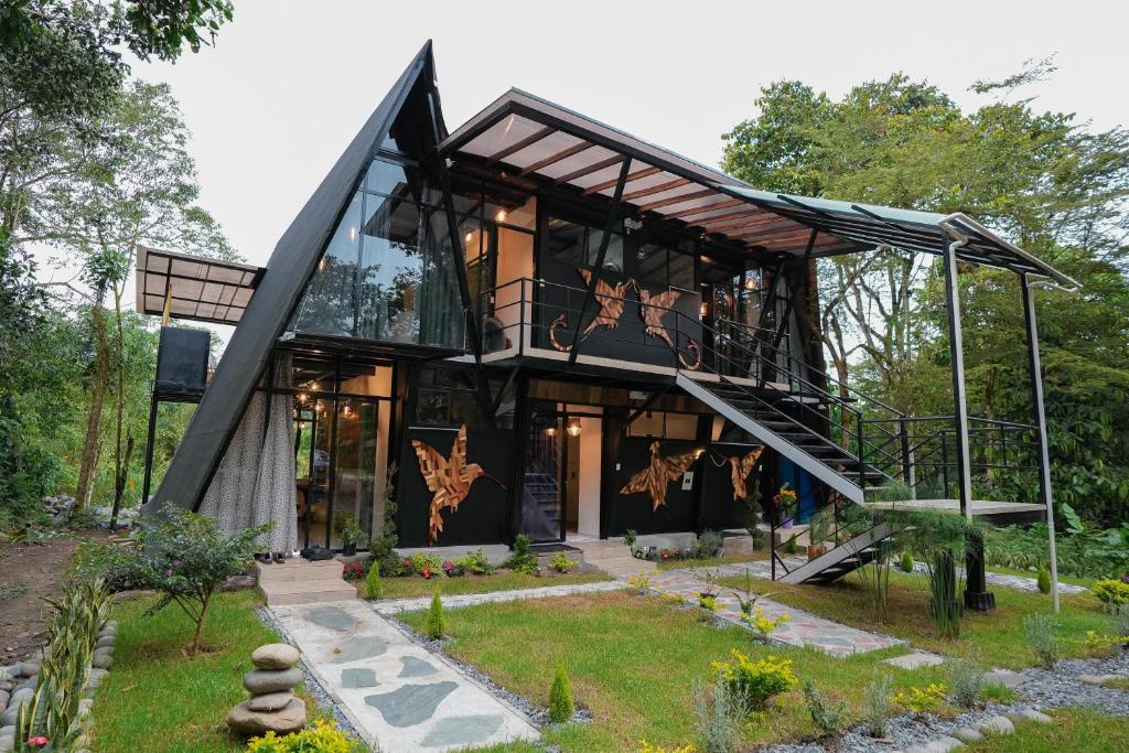 Zahrada ubytování Suites Casa ColibrÍ