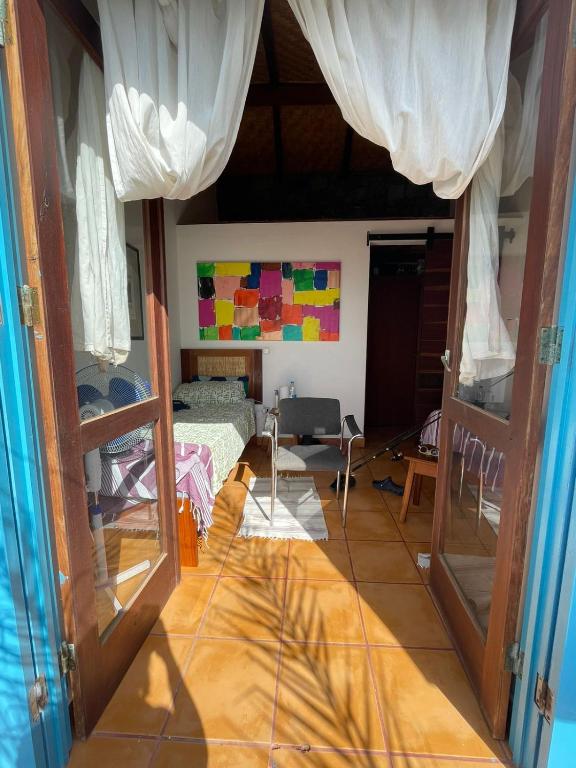 Posezení v ubytování Casa Praia Tarrafal de Monte Trigo