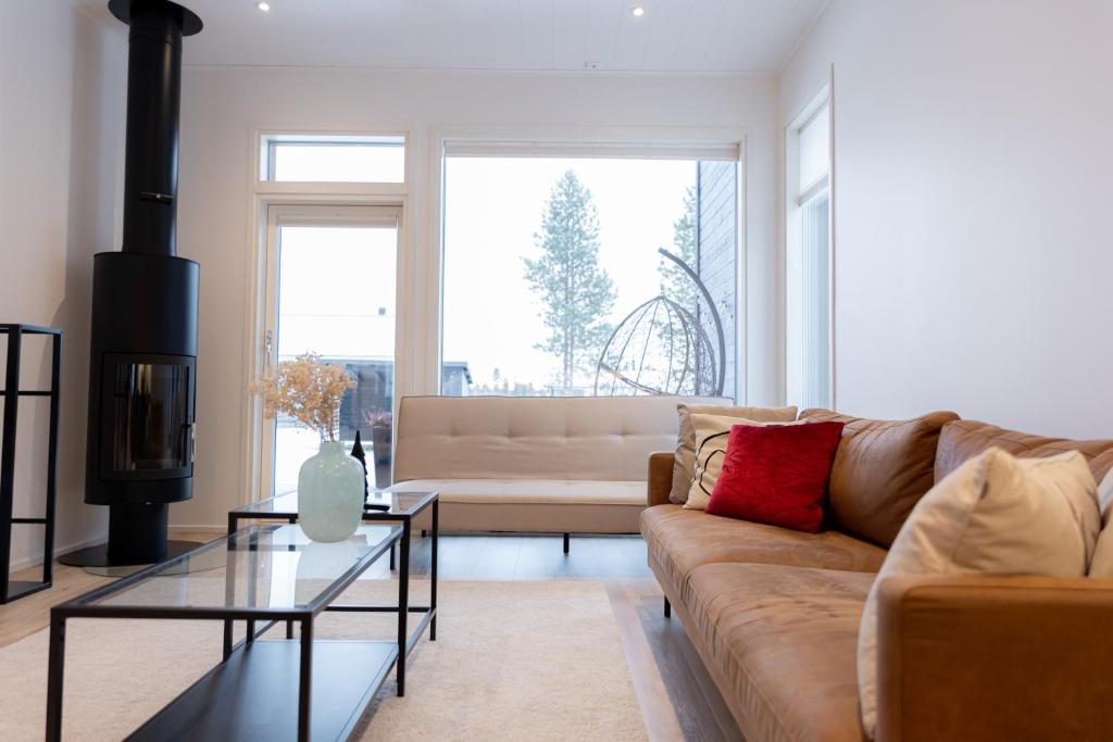 Posezení v ubytování Snow Heaven Suites