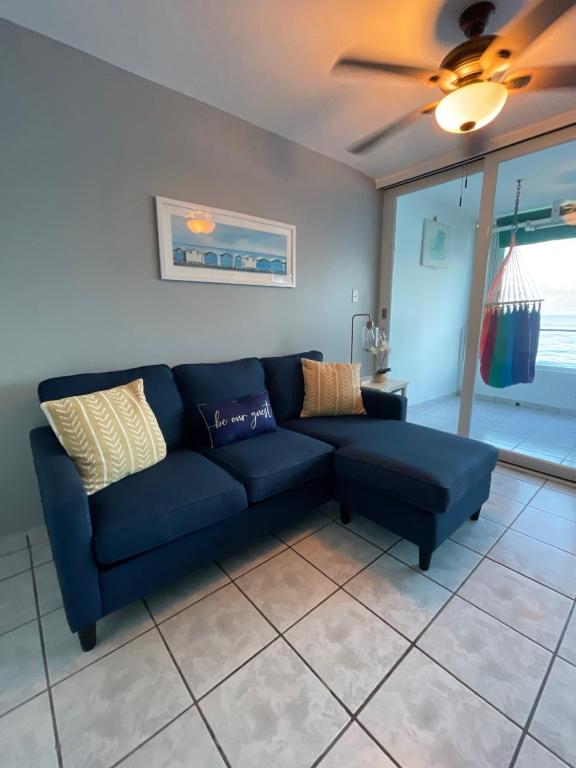 Posezení v ubytování Oceanfront Condo in Luquillo