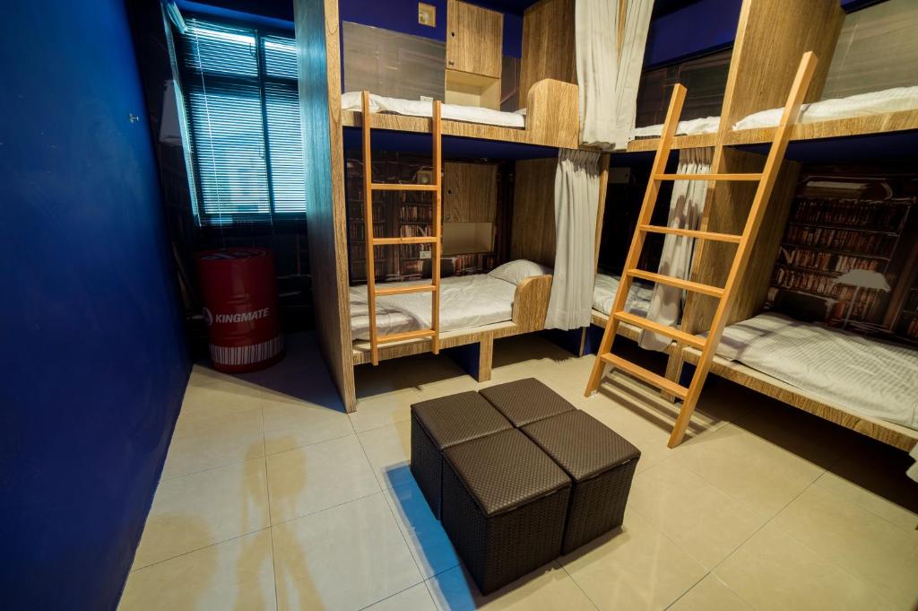 Postel nebo postele na pokoji v ubytování Just Walk Backpacker Hostel