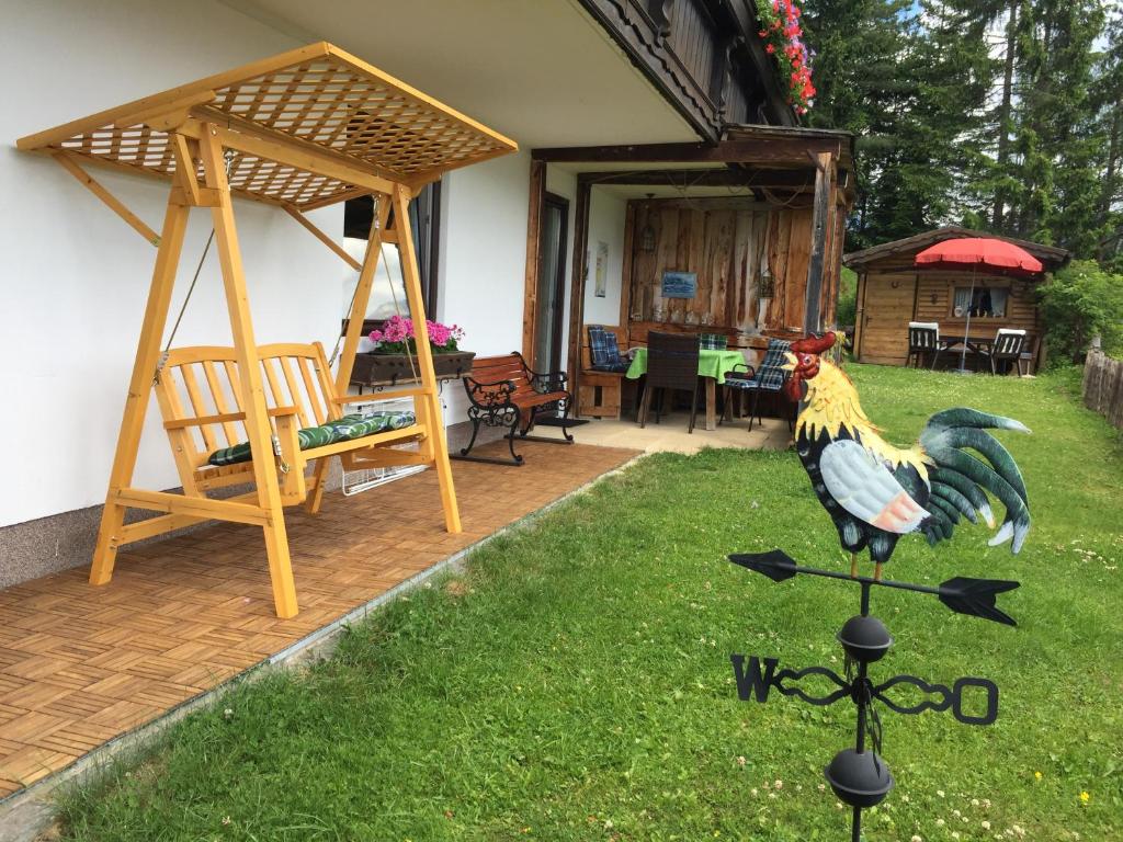 Zahrada ubytování Panorama-Ferienwohnung Isser