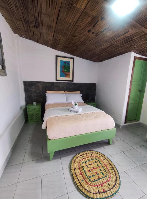 Postel nebo postele na pokoji v ubytování Finca San Alejandro
