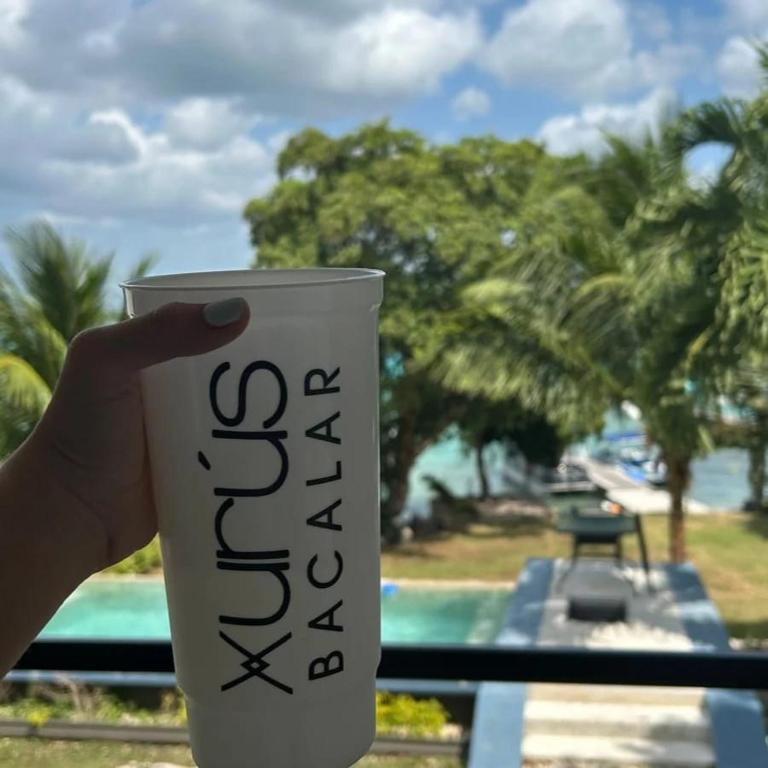 Bazén v ubytování Hotel Xurús Bacalar nebo v jeho okolí