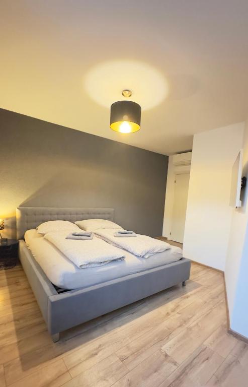Postel nebo postele na pokoji v ubytování Apartmán Vita Deluxe