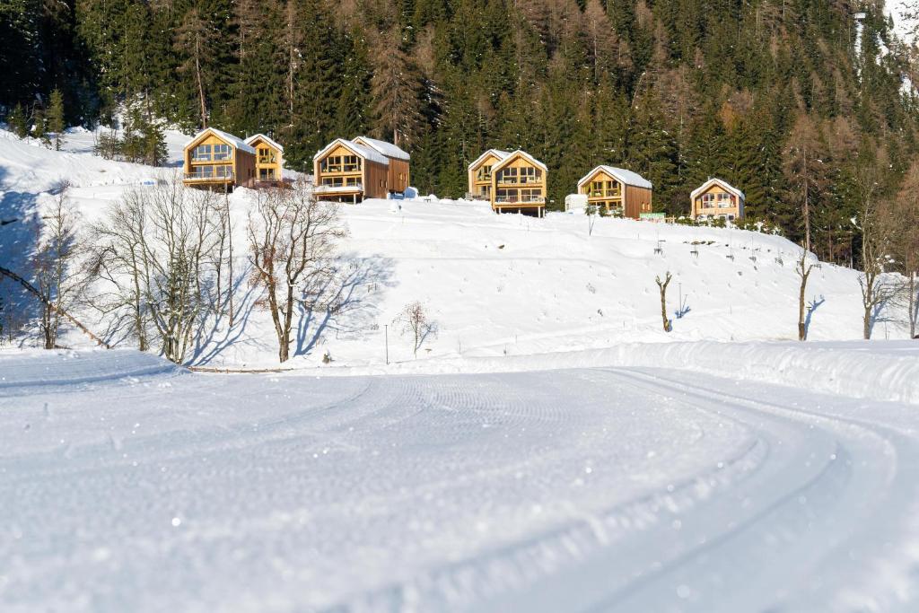 HOCHoben Chalets & Mobilhomes v zimě