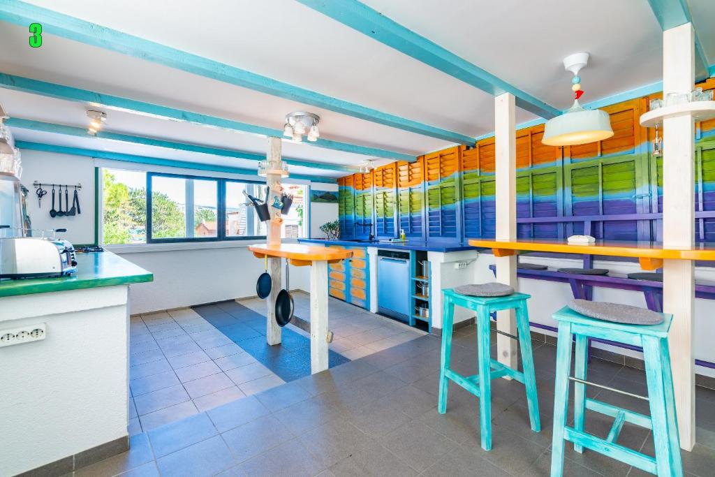 Kuchyňa alebo kuchynka v ubytovaní Apartments Dreamland