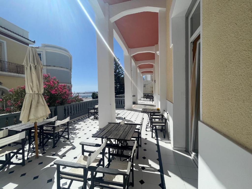 Balkon lub taras w obiekcie Tinion Urban Hotel