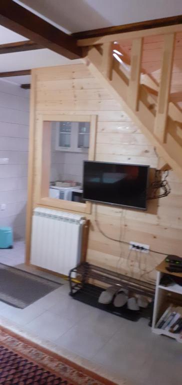 Kuchyň nebo kuchyňský kout v ubytování Brvnara 23 minimum 2 noći