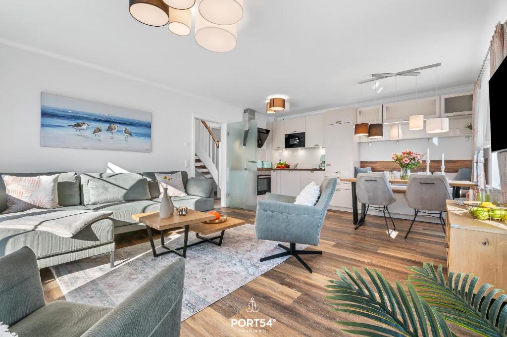 Posezení v ubytování Pier 12a Büsum